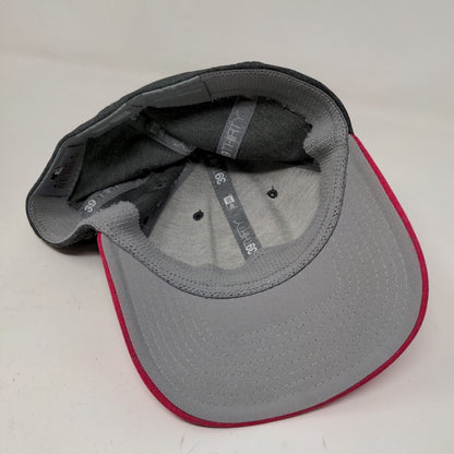 New Era 39Thirty Women's Fitted Hat Gray Pink S/M Embroidered Phillies Logo