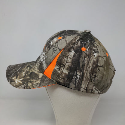 OC Sports Men's Realtree Camouflage Strapback Hat Grey Brown OSFM Chentronics