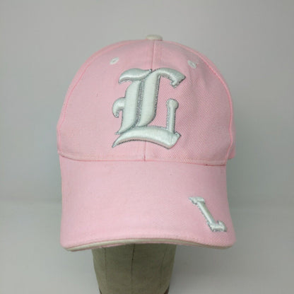 Baseball Cap Old English L Embroidery Hat Embroidered Hats Cotton Caps Pink