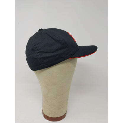 Youth MLB New York Yankees Flexfit Hat Black & Red Embroidered Logo