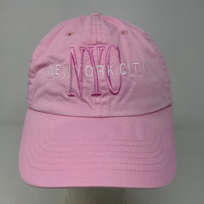 Danelley Women's Slideback Hat Pink Adjustable Embroidered New York City Logo