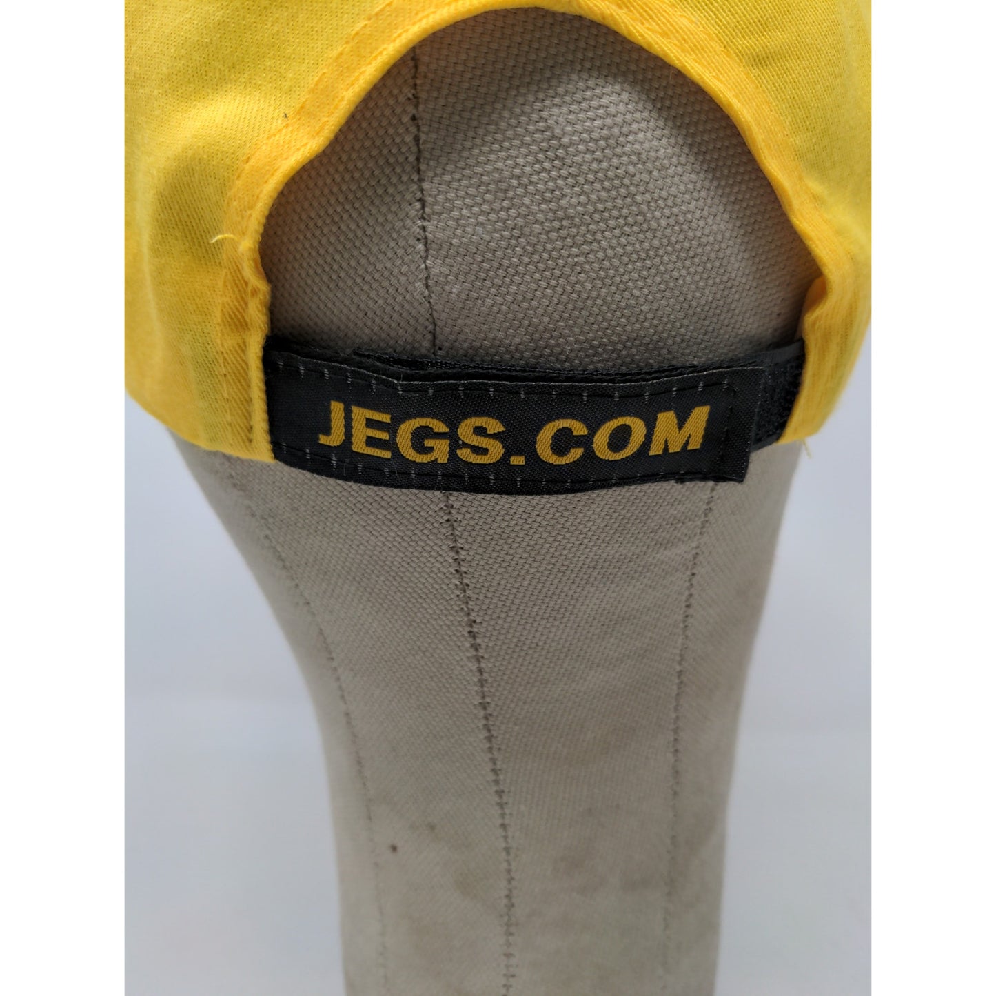 Jegs Headware High Performance  Strapback Hat Yellow & Black Embroidered Logo