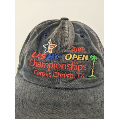 USBC US Bowling Championship 2006 Corpus Christi TX Hat Slideback Black OSFA