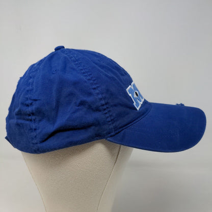 Disney Parks Men's Strapback Hat Blue Size 57-62CM Monsters University Logo