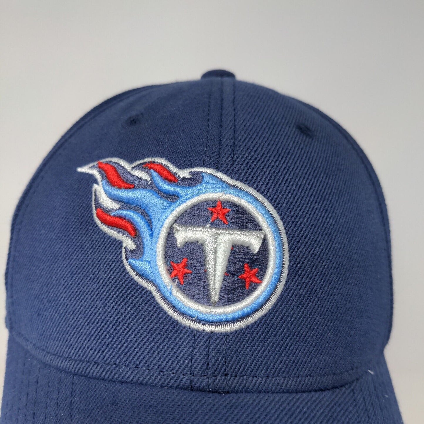 Reebok NFL Men's Strapback Tennessee Titans Hat Blue OSFA Embroidered Logo