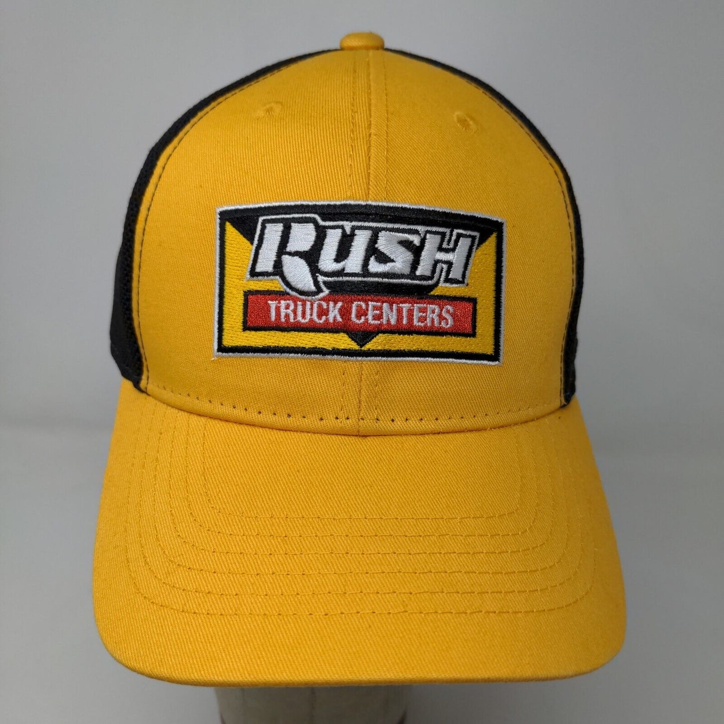 Stewart-Haas Men's Strapback Hat #14 Yellow Black Rush Truck Centers