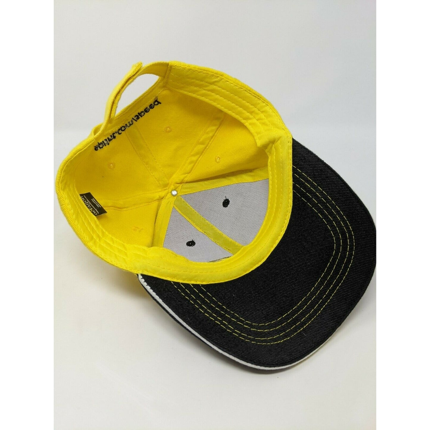 Nascar Sprint Cup Series Hat Embroidered Logo Yellow & Black Strapback