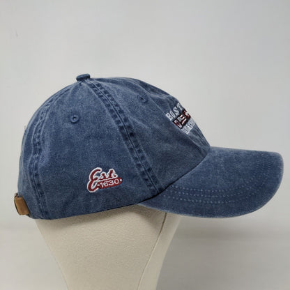 Ahead Men's Slideback Hat Blue Adjustable Embroidered Boston Massachusetts Logo