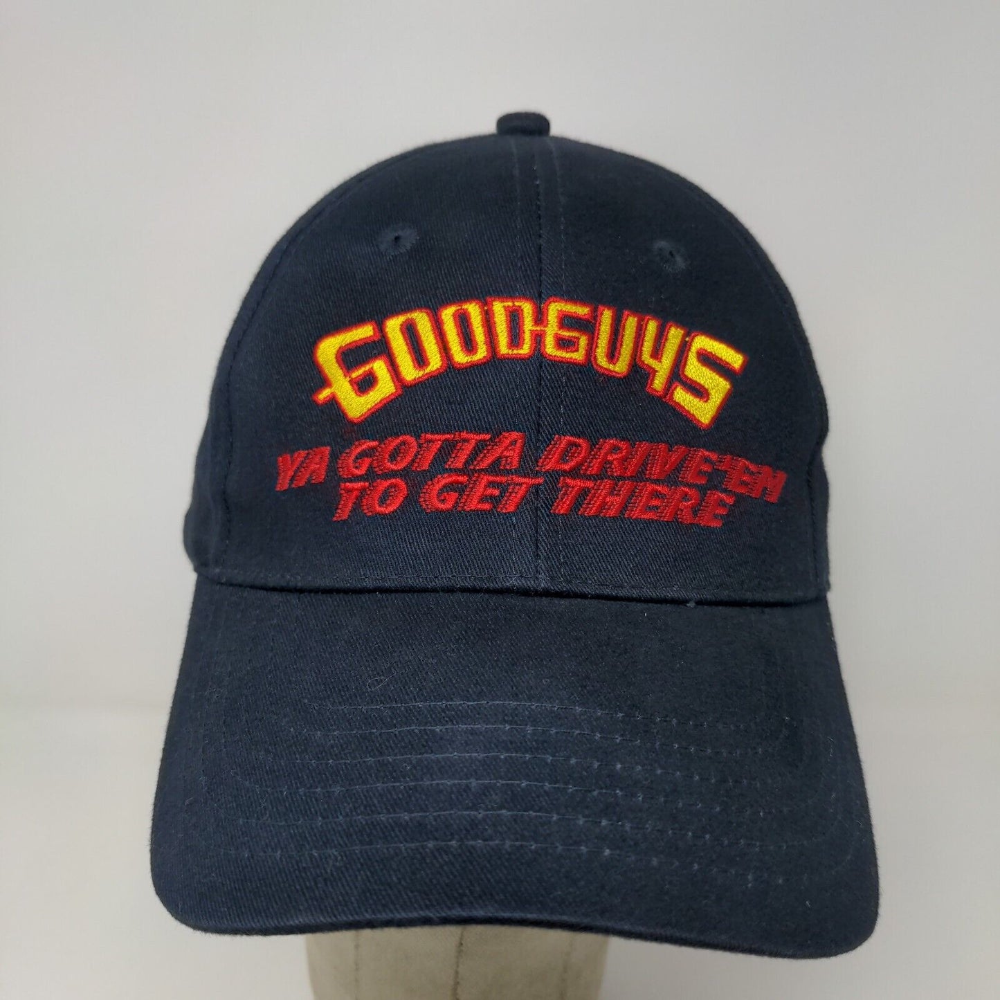 Good Guys Men's Slideback Goodyear Cap Hat 2010 Blue Adjustable Embroidered Logo