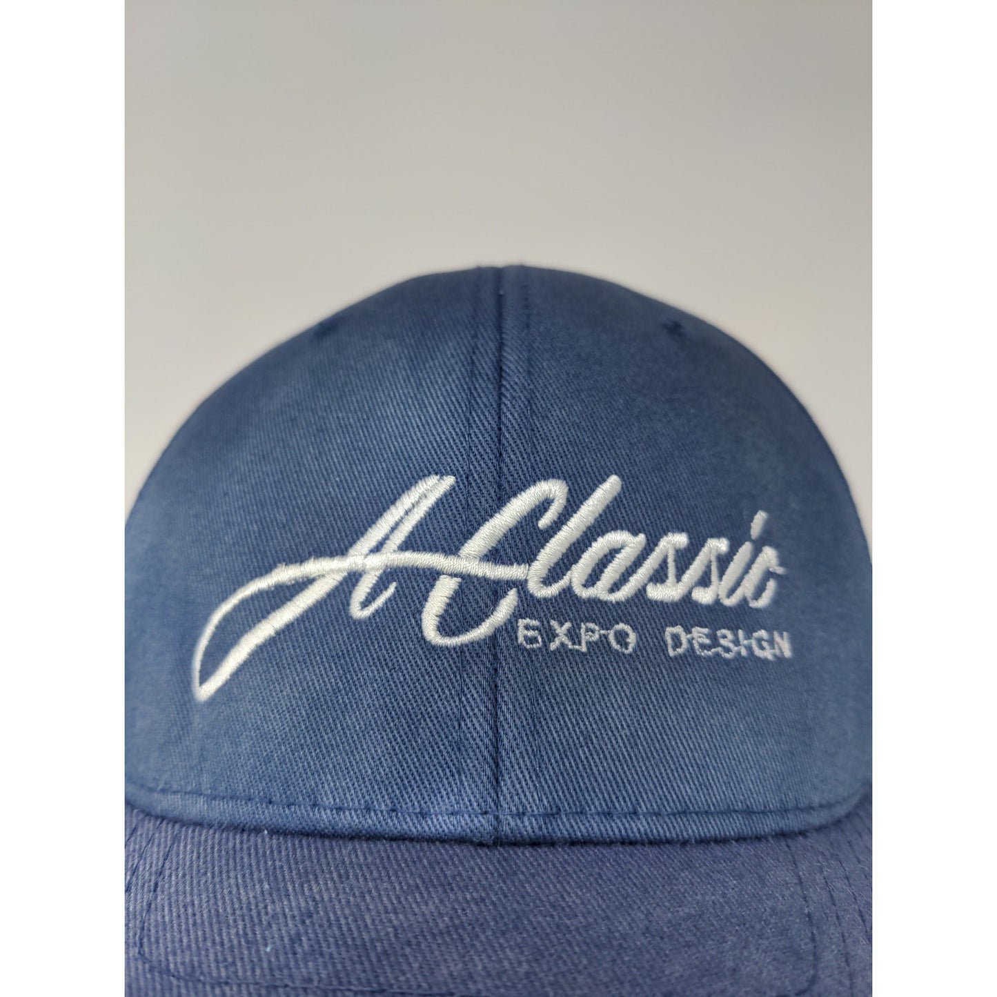 A Classic Expo Design FlexFit Hat Size L/XL Blue Embroidered Port Authority