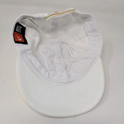 Nike Baby Girl's Strapback Hat White Size Infant Embroidered Swoosh Logo