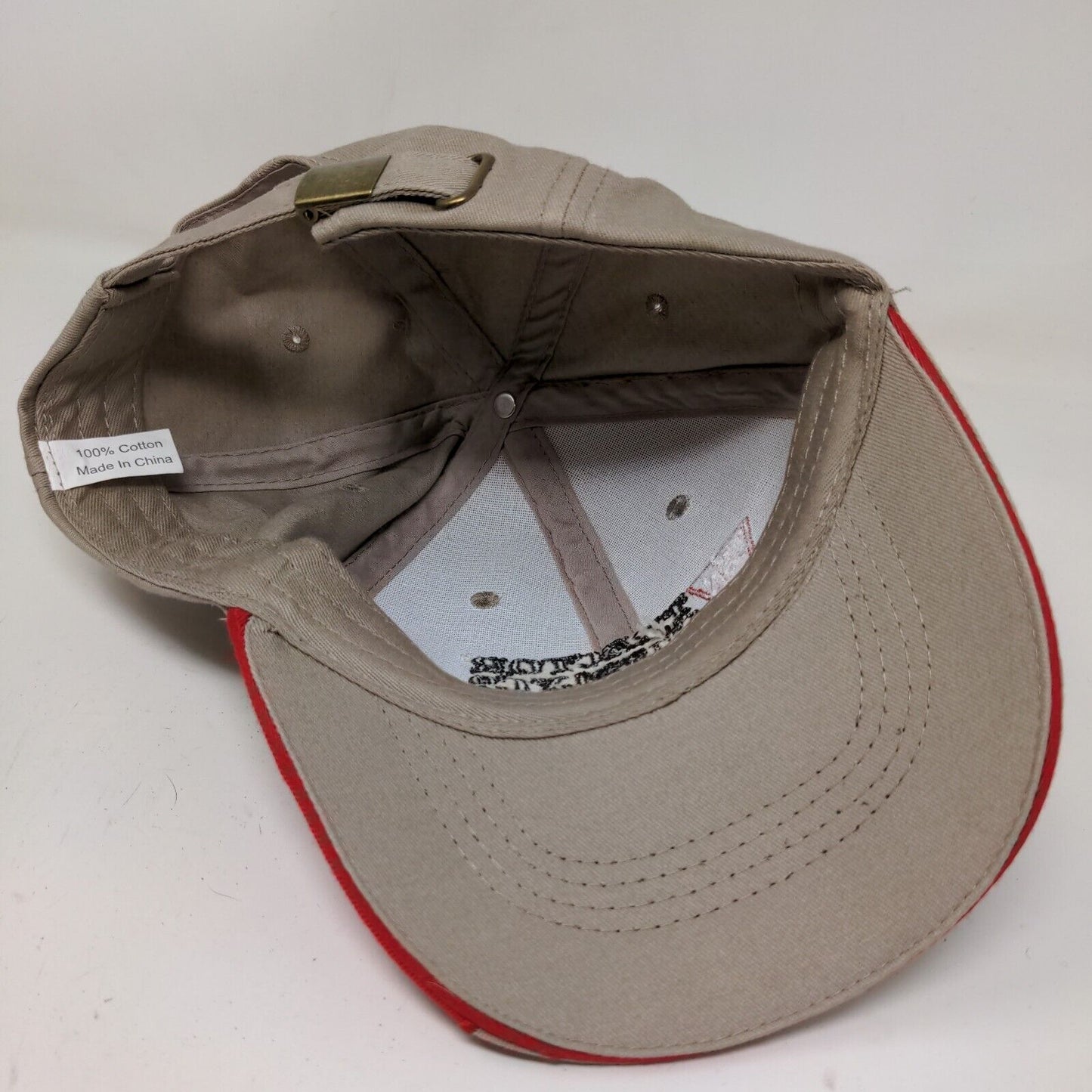 Tractor Supply Co Men's Slideback Hat Tan Adjustable Embroidered Logo