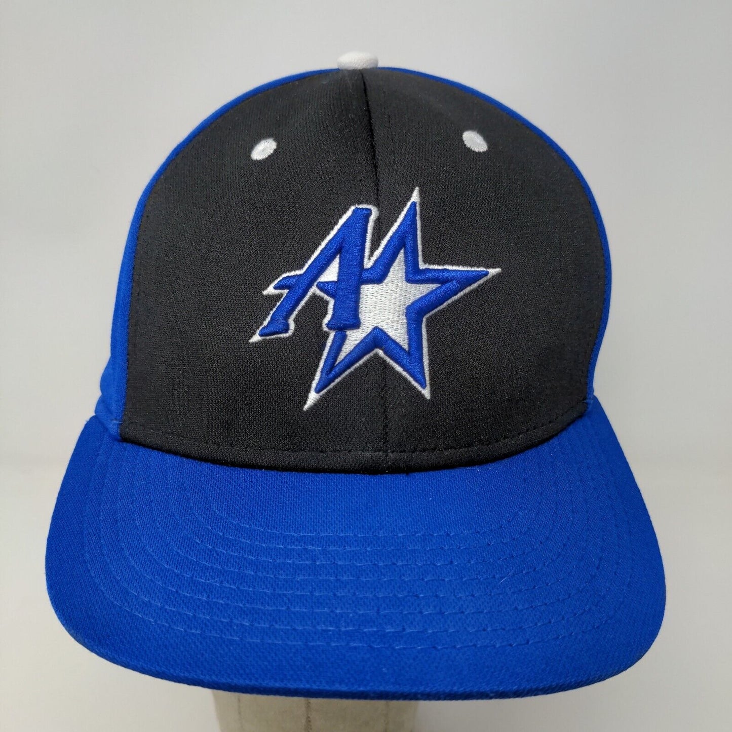 Under Armour MLB Houston Astros Fitted Hat Blue Black Small Embroidered Logo