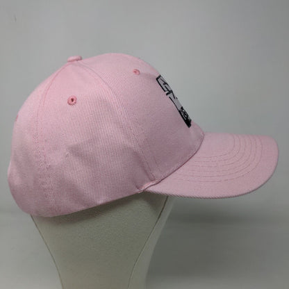 Unbranded Women's Strapback Hat Pink Adjustable Embroidered Farah Nile Cruise