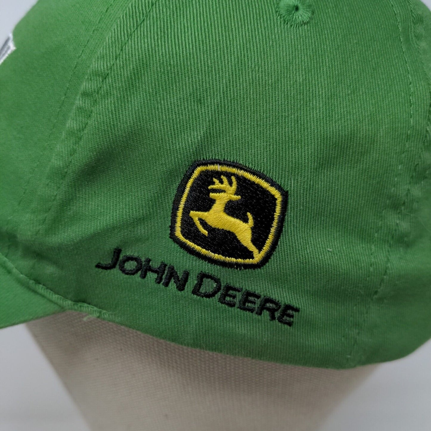 John Deere AHW Snapback Hat Green OSFA Embroidered Spell Out Logo