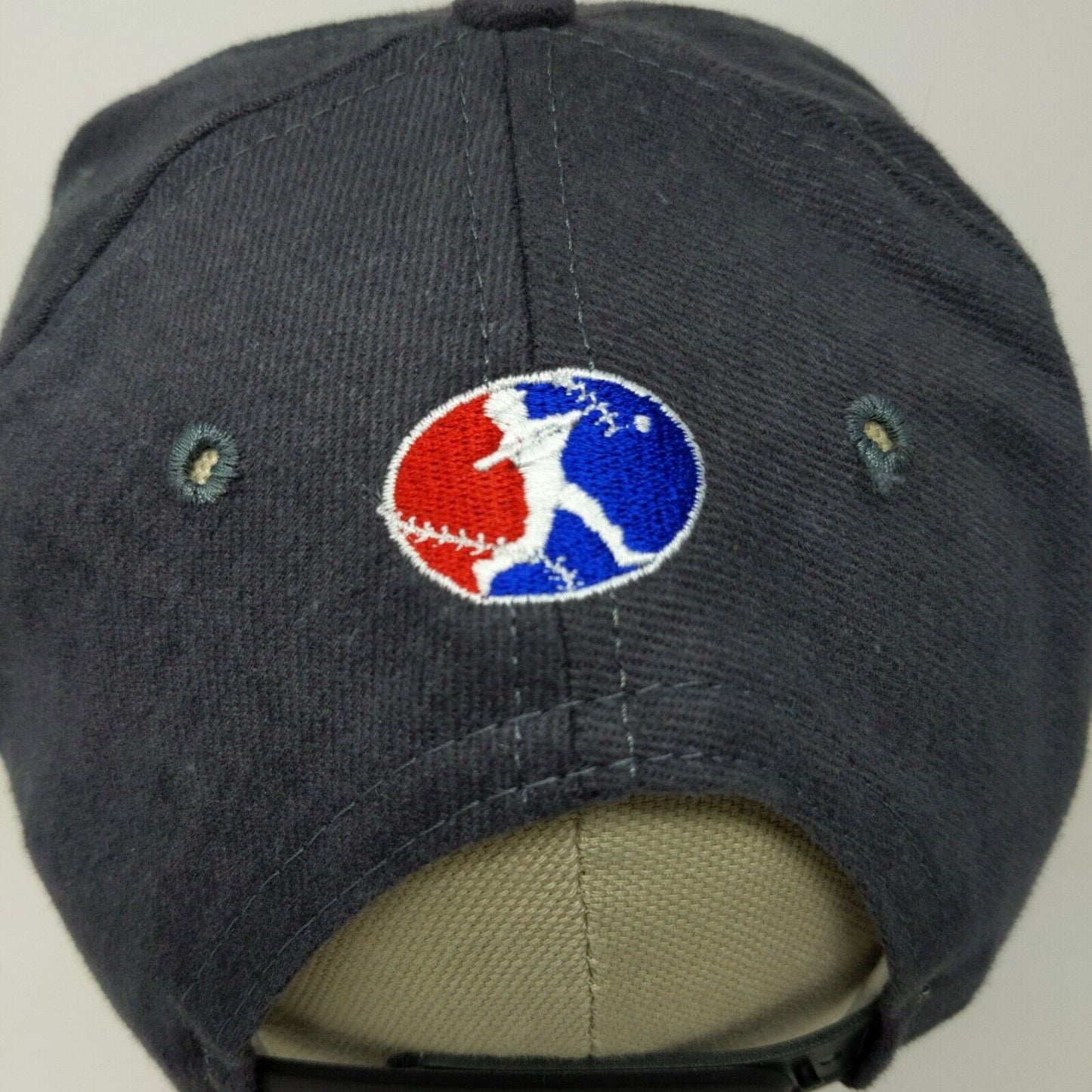 New Era Gray 2002 Little League Central Regional Baseball Hat Cap SZ M / L USA