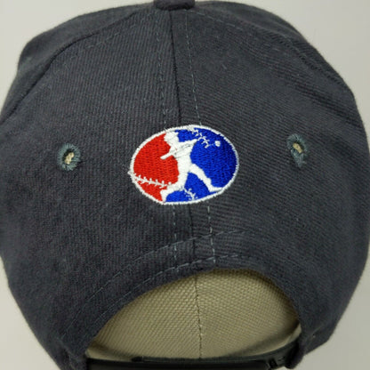 New Era Gray 2002 Little League Central Regional Baseball Hat Cap SZ M / L USA