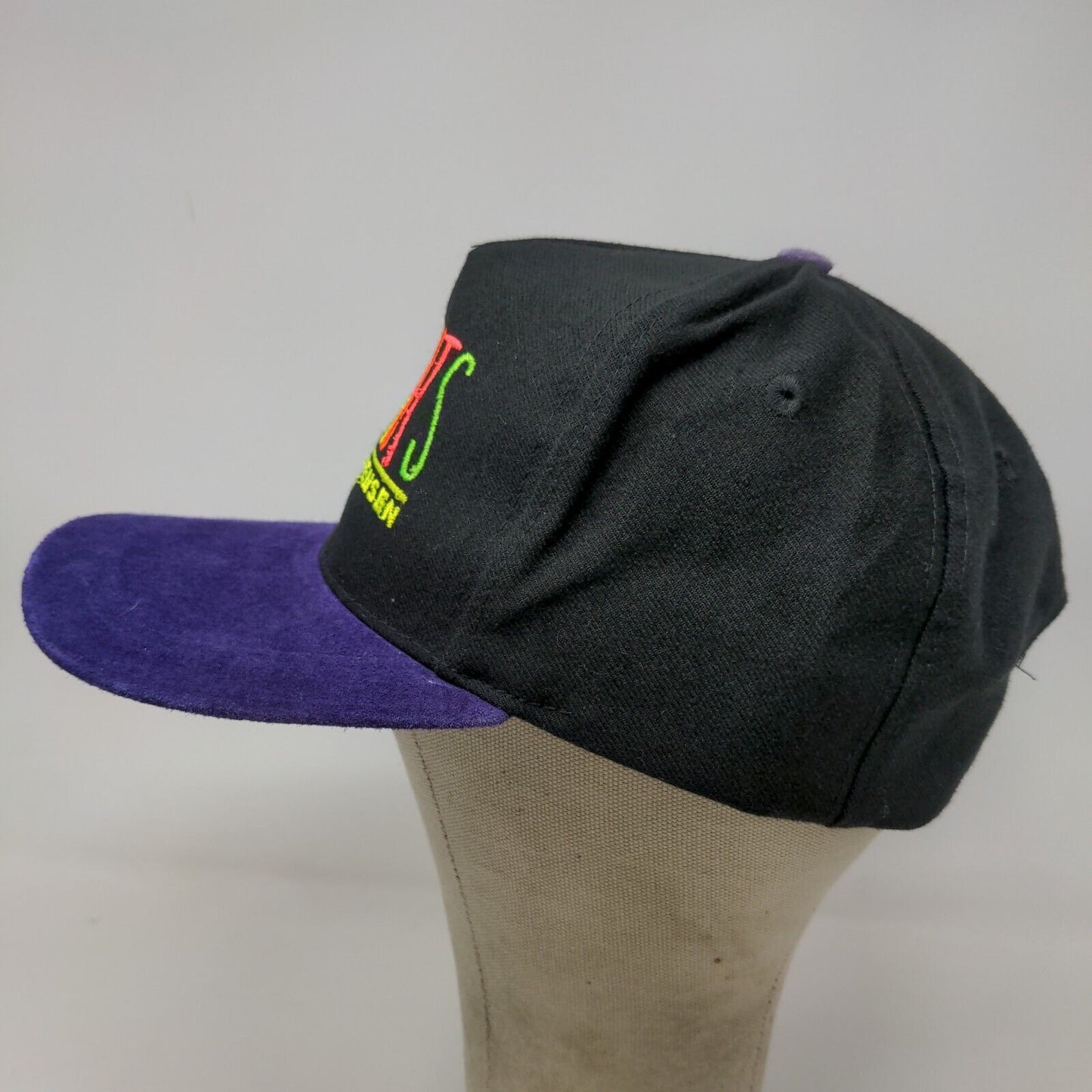 San Sun Men's Snapback Hat Black OSFA WRTV6 Sportsnuts Ed Sorensen Vintage
