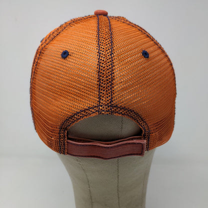 Two Bear Arms Men's Strapback Hat Orange OSFA Embroidered Logo