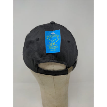 Alaska Dockside Traders Slideback Hat New With Tags Black Embroidered Eagle