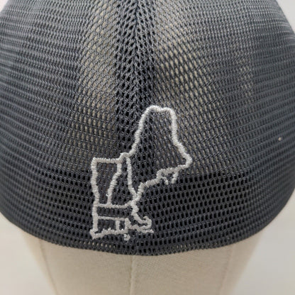 Richardson Men's New England Lawn Irrigation Fitted Mesh Back Hat Black SZ L/XL