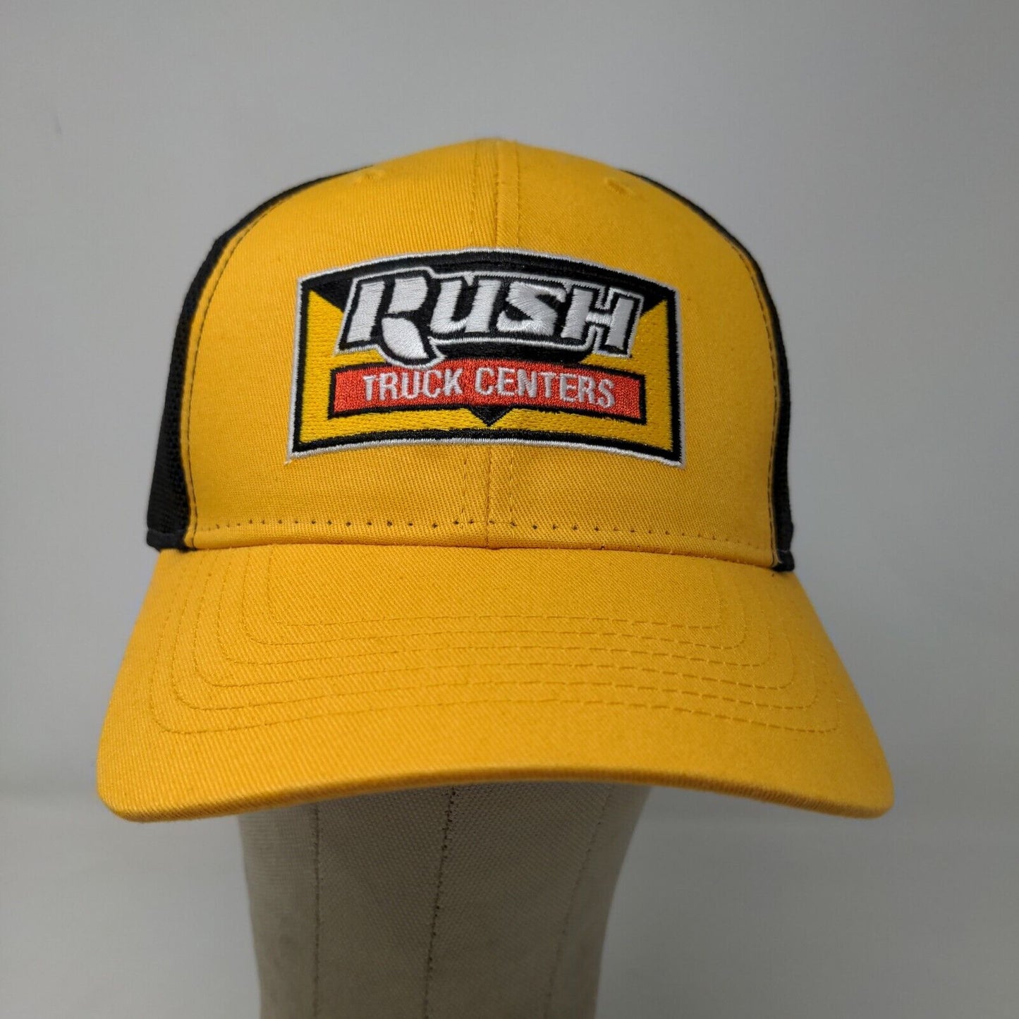 Stewart-Haas Men's Strapback Hat #14 Yellow Black Rush Truck Centers