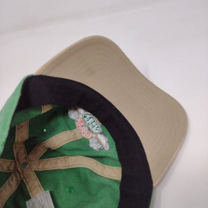 F.R.I.E.N.D.S. Central Perk Slideback Hat Embroidered Logo Green Tan Coffee