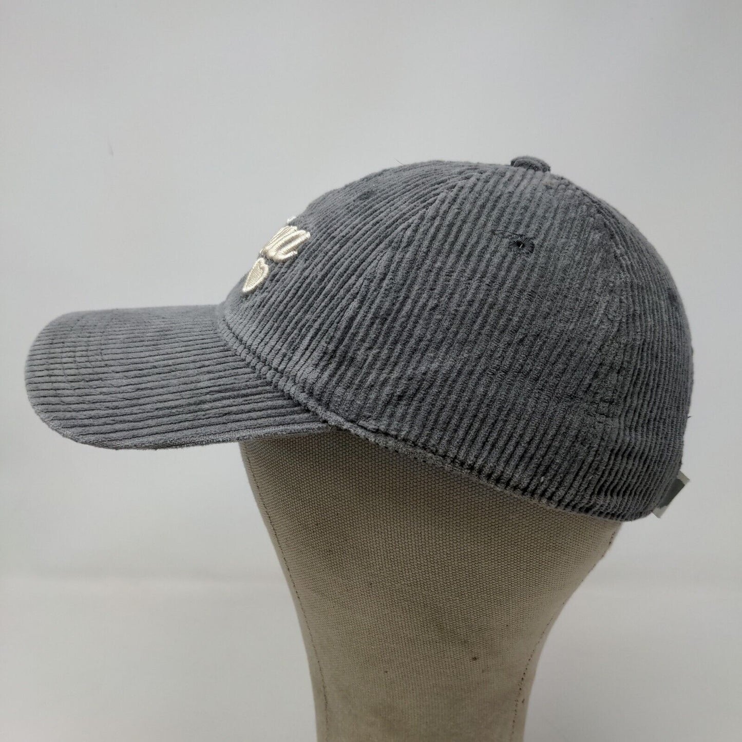 Home Free Women's Slideback Hat Gray OSFM Embroidered Logo Heart Indiana