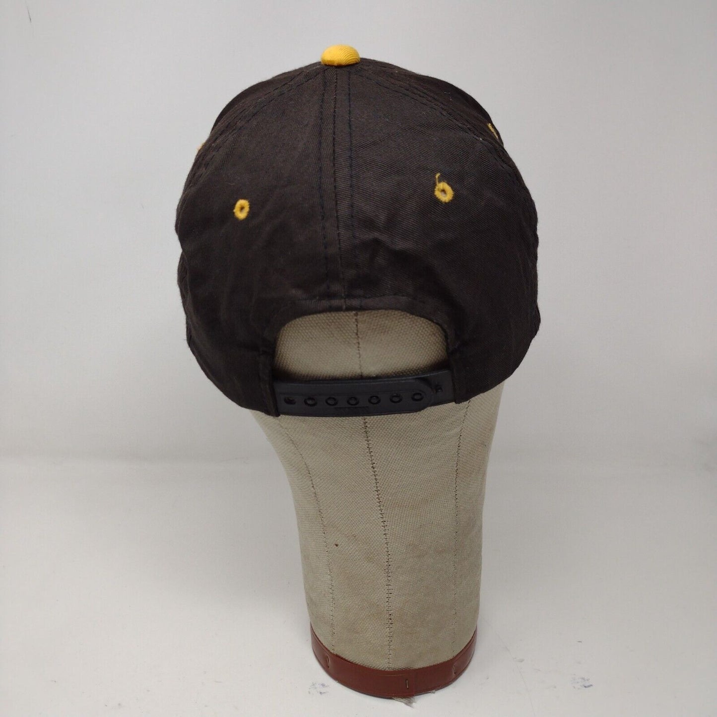 Outdoor Cap PW Black Yellow Snapback Hat Cap Adjustable OSFM Graphic Print