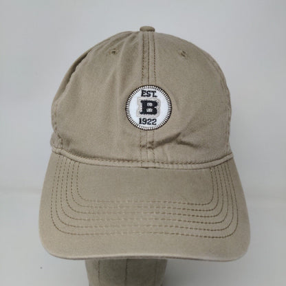 Ahead Headgear Fitted Hat Tan Size S/M Embroidered B Logo EST 1922