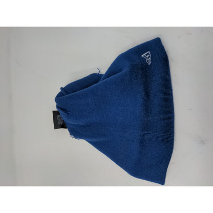 New Era NFL Indianapolis Colts Football Beanie Hat Embroidered Logo Pom Pom Blue