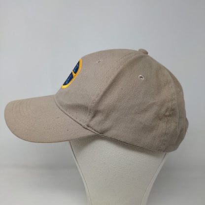 Port & Company Men's Slideback Hat Tan Adjustable NECA Headmaster Embroidered