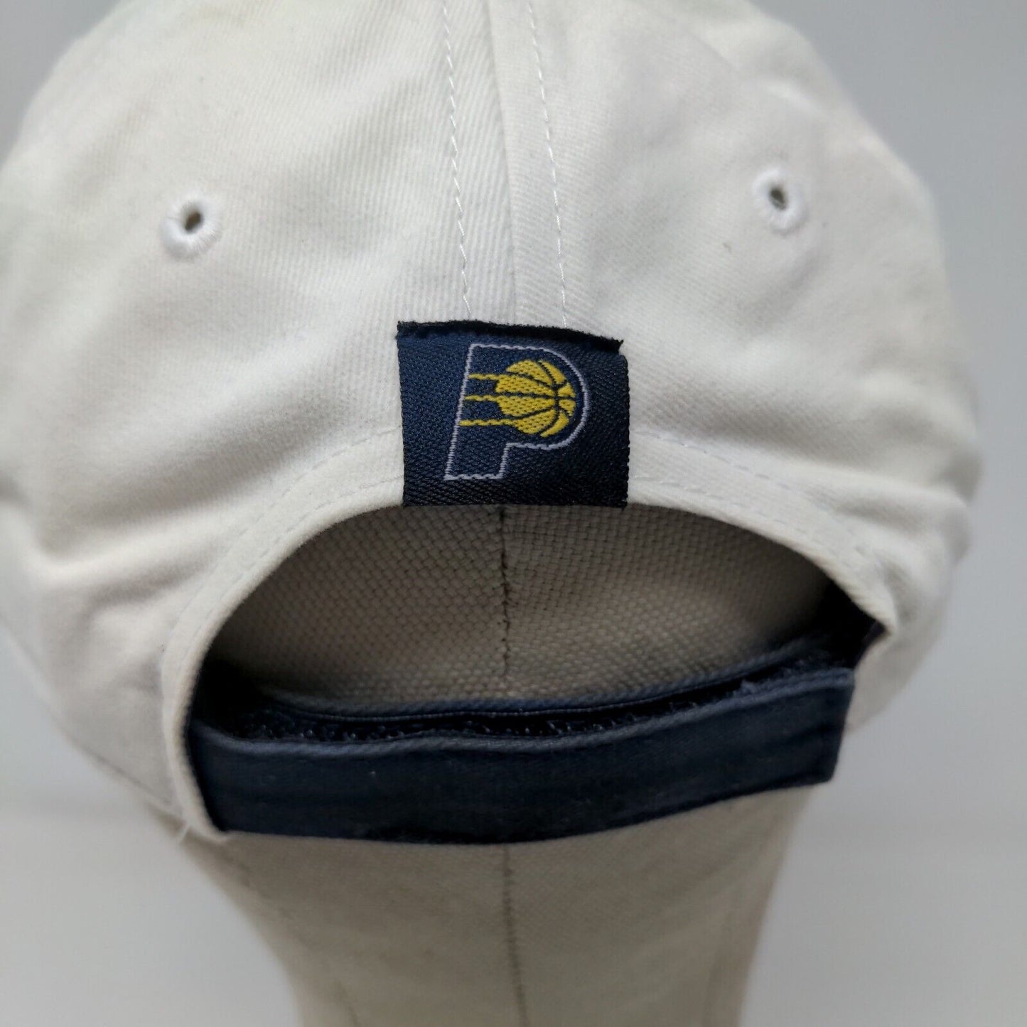 Drew Pearson Mens NBA Indiana Pacers Strapback Hat White OSFA Embroidered Logo