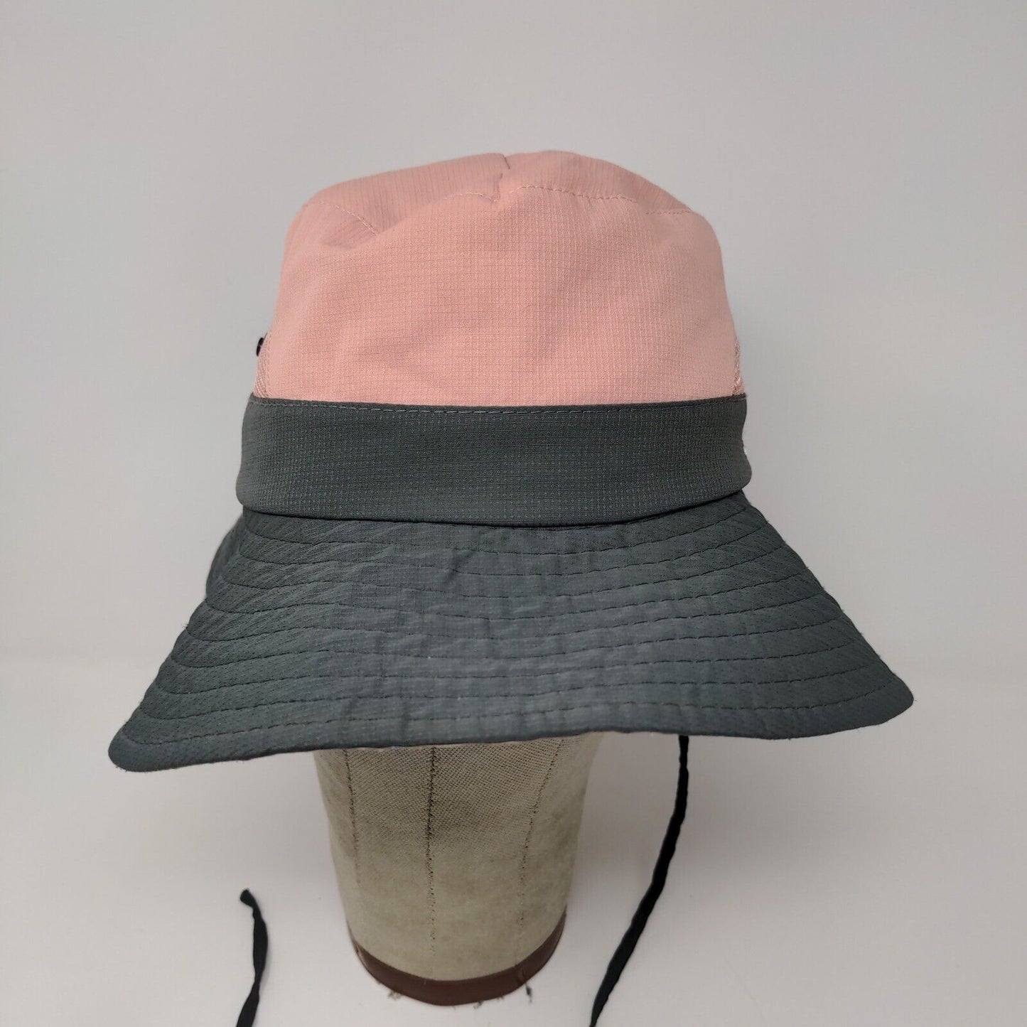 Womens SunShade Wide Brim Pink Bucket Cargo Floppy Hat Cap Beach Adjustable