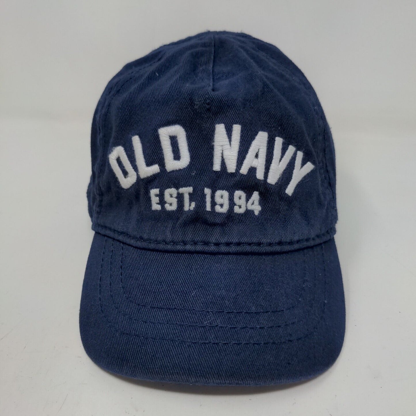 Old Navy Boy's Stretchy Hat Blue Size Small Embroidered Spell Out Logo