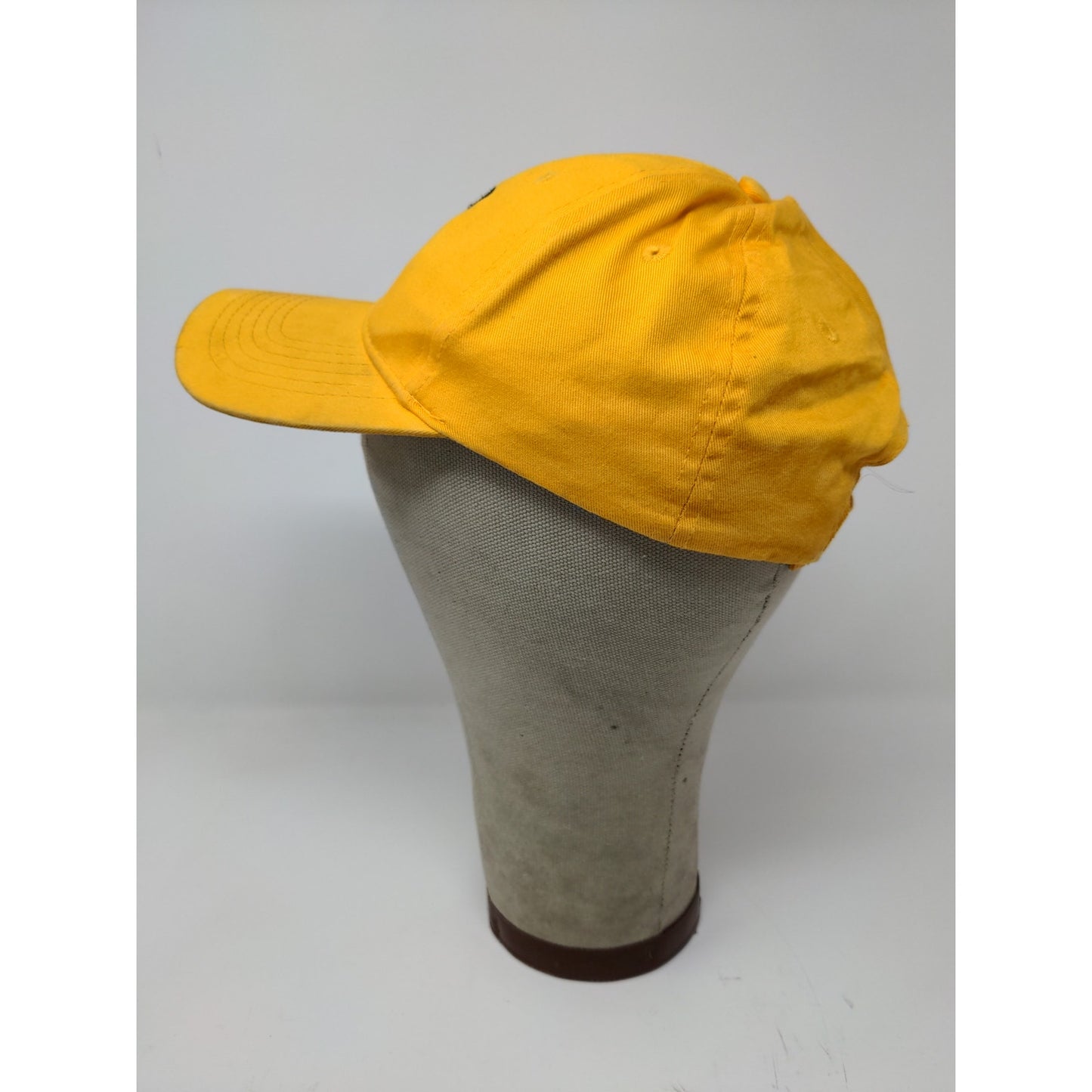 Youth Boys YMCA Strapback Hat Adjustable Embroidered Logo Yellow Cap