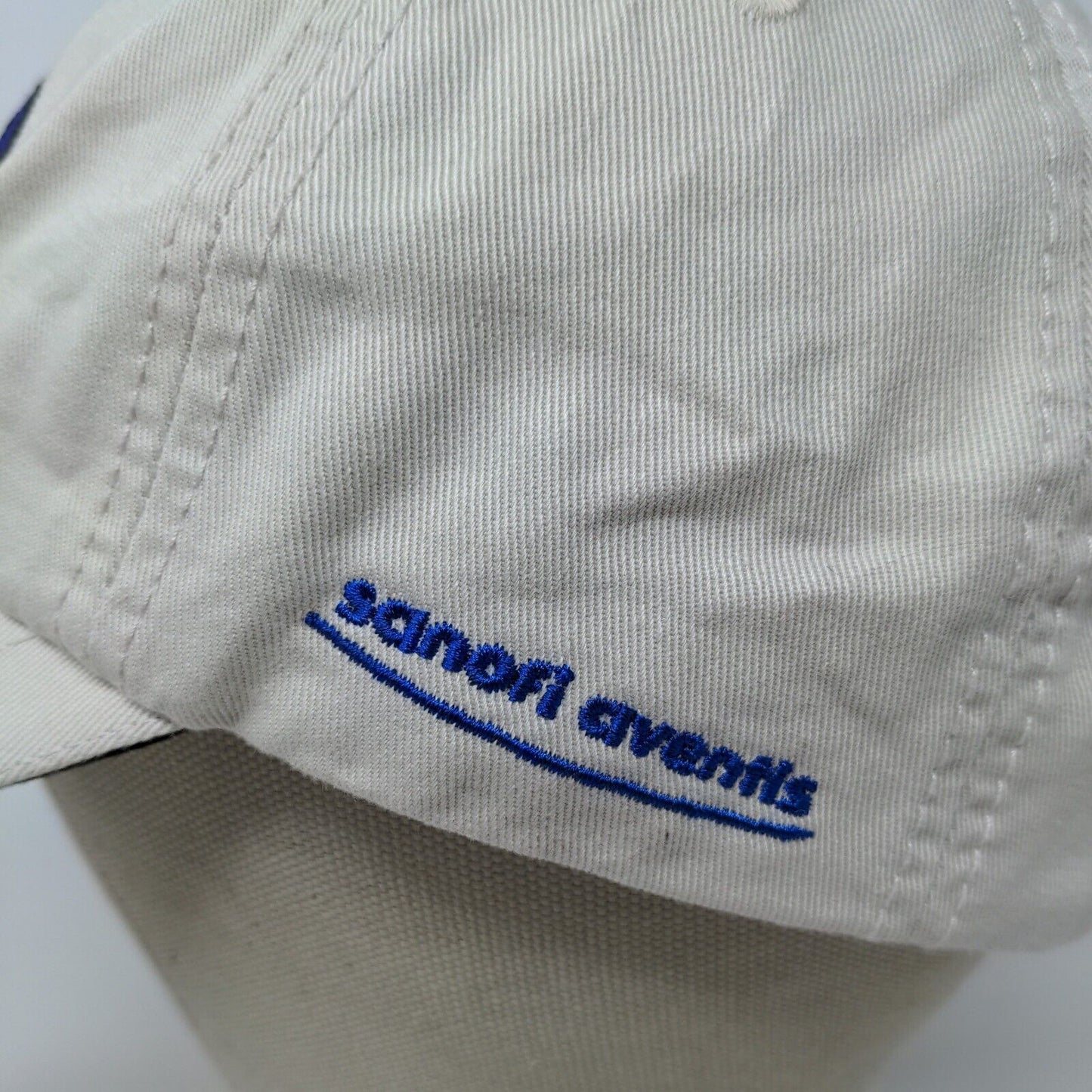 Racing for Kids Mens Strapback Hat Beige Adjustable Embroidered Car Logo
