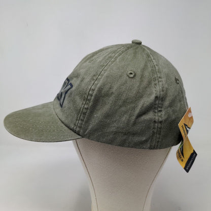 Adams Men's Slideback Hat Green Adjustable Graphic ADK Logo Cheese.com W/Tags