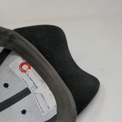 Uluru Colorado Snapback Mesh Back Hat Black OSFM Embroidered Logo