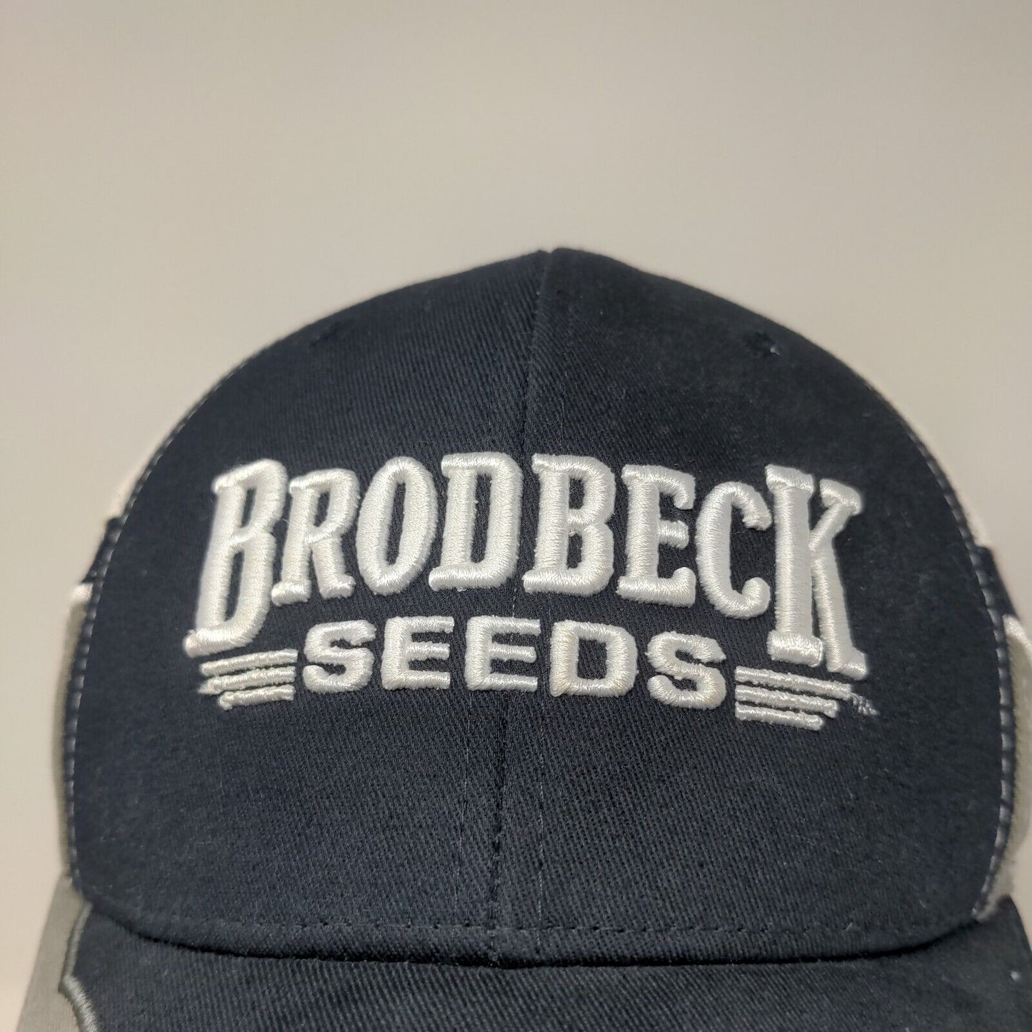 Brodbeck Seeds Men's Strapback Hat Multi OSFA Meshback Embroidered Logo