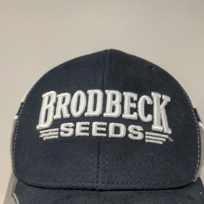 Brodbeck Seeds Men's Strapback Hat Multi OSFA Meshback Embroidered Logo