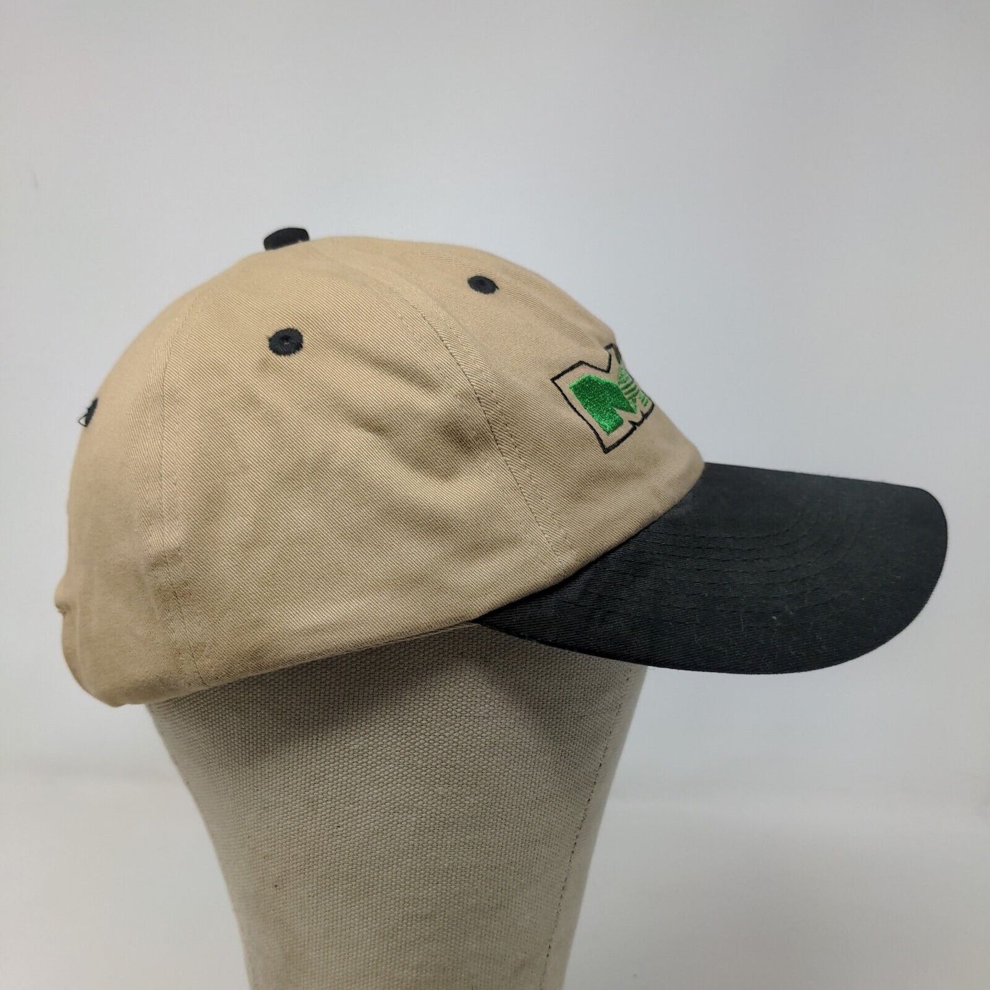 Falcon Men's MacDonald Machinery Case Slideback Hat Tan Adjustable Embroidered