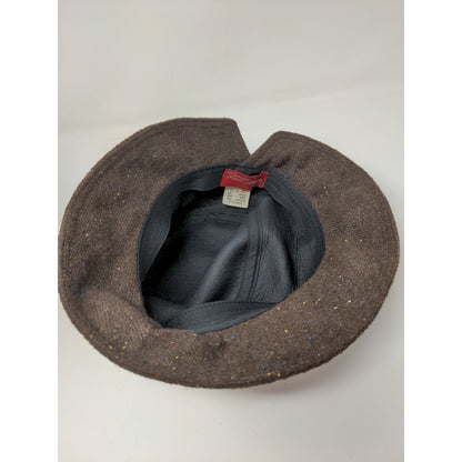 San Hat Diego Co Size 57CM Brown Tie Back Bucket Hat Sun Hat
