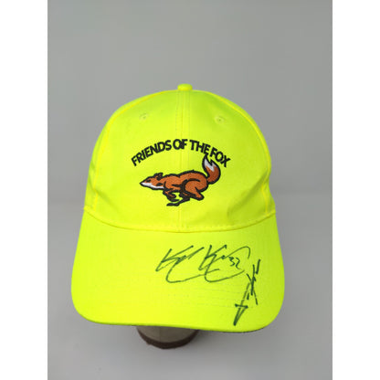 Autographed Friends of the Fox Hat Embroidered Strapback Yellow 2 Signatures