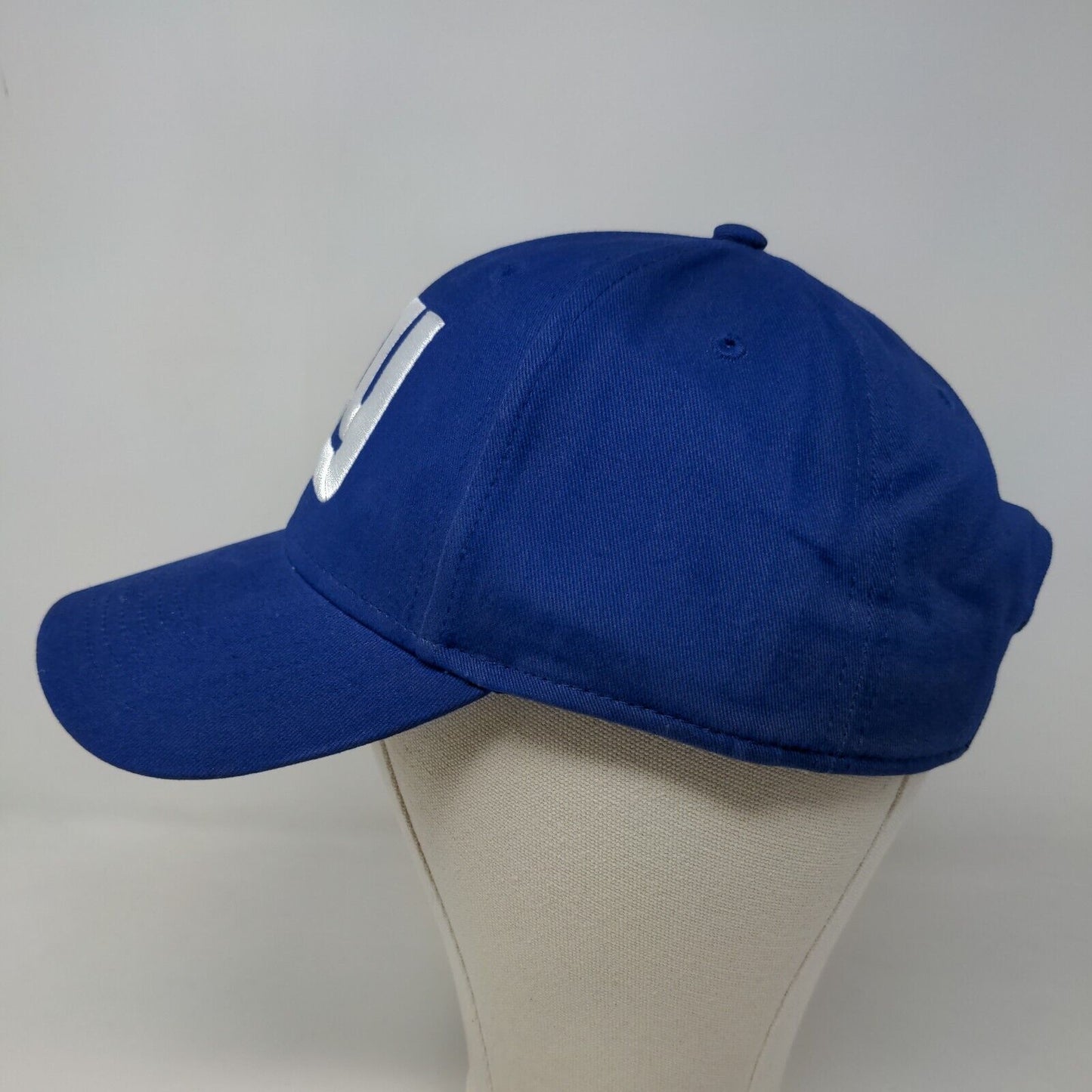 NFL Team Apparel Men's Strapback Hat Blue Size OSFA Embroidered New York Giants