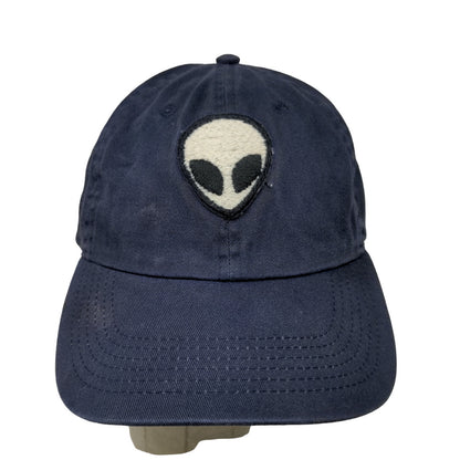 Newhattan Men's Slideback Hat Blue OSFA Embroidered Alien Greys Logo