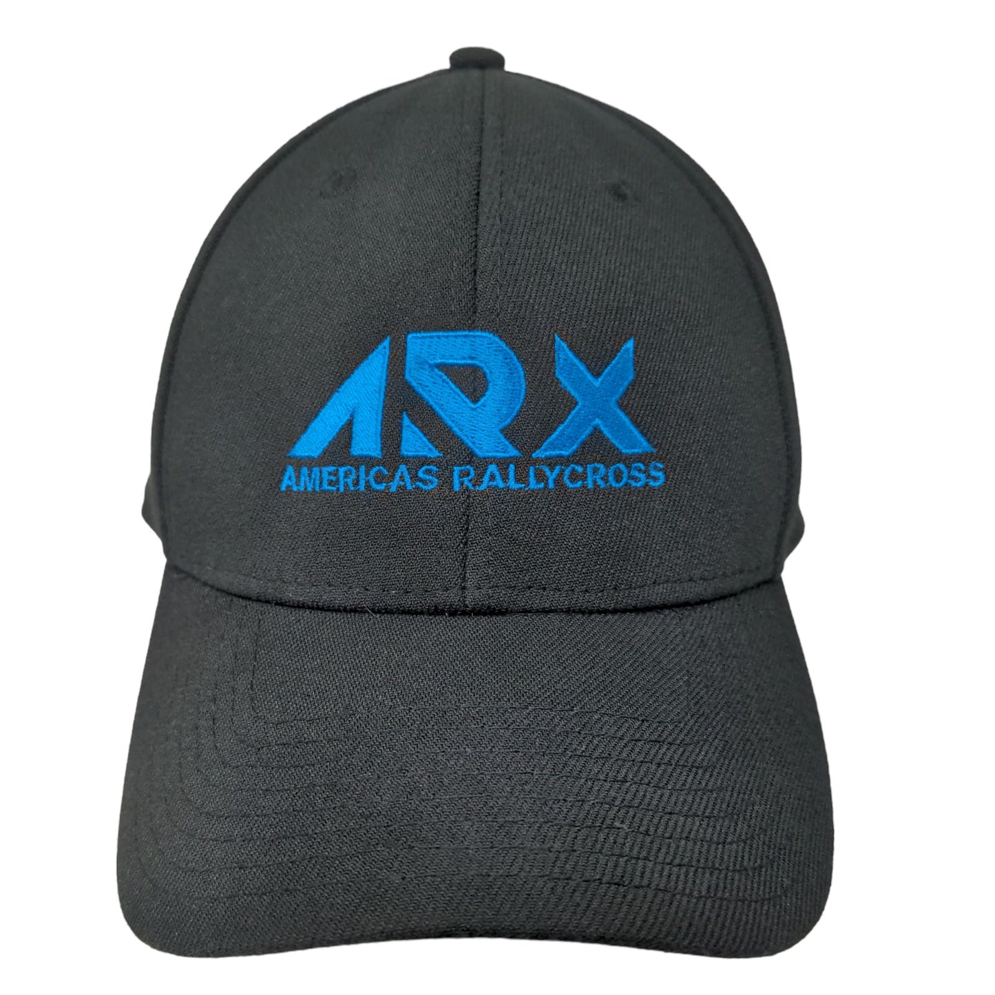 New Era Men's Fitted Hat Black Size L/XL America's Rallycross Embroidered Logo