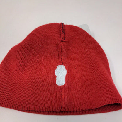 KW Kenworth Men's Beanie Hat Black Red Embroidered Logo Spell Out