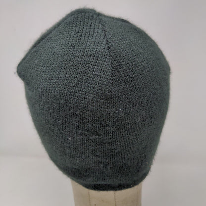 Unbranded Men's Knit Beanie Hat Cap Black Mono Sol Embroidered Logo