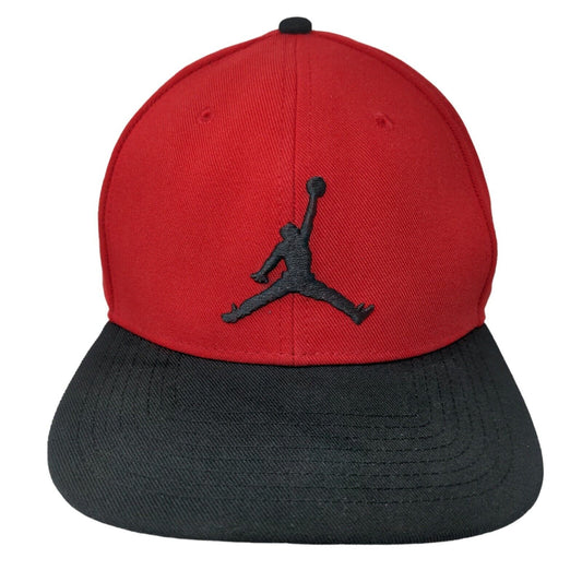 Nike Air Jordan Men's Snapback Hat Red Black OSFM Embroidered Jumpman Logo